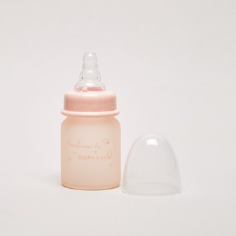 Giggles Printed Glass Feeding Bottle - 50 ml