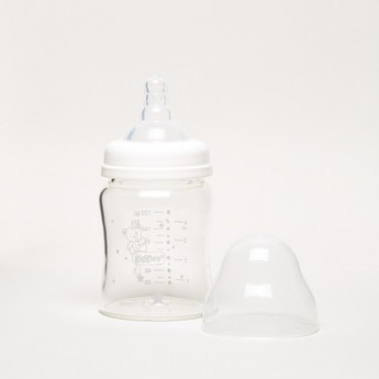 Giggles Printed Glass Feeding Bottle - 120 ml