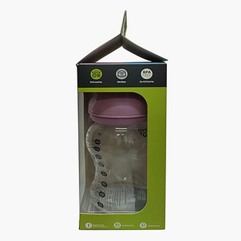 Brothermax Extra Wide Neck Pink Feeding Bottle - 240 ml