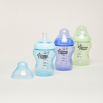 Tommee Tippee 260 ml Feeding Bottle - Set of 3