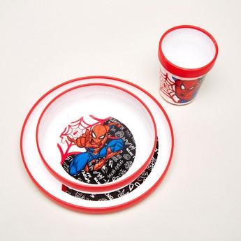 Spider-Man Print 3-Piece Dinner Set