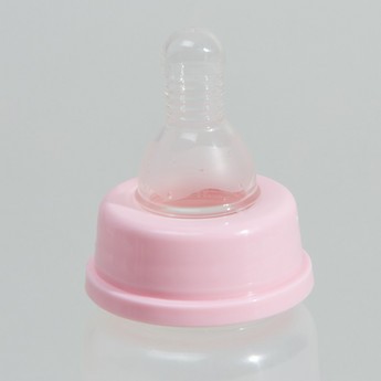 Bebecom Plastic Feeding Bottle Silicone Nipple - 250 ml