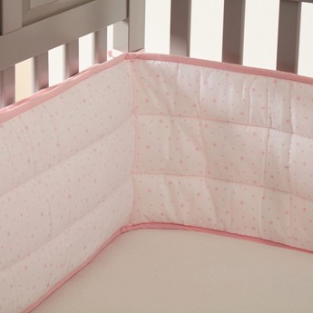 Juniors Star Print Cot Bumper - 390x30 cms