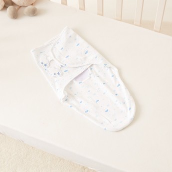 Juniors Star Print Swaddle Wrap