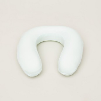 Giggles Solid Neck Pillow with Zip Closure