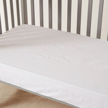 Juniors 2-Piece Crib Fitted Sheet Set - 130x70x20 cms