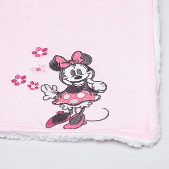 Disney Minnie Mouse Detail Sherpa Blanket - 76x102 cms