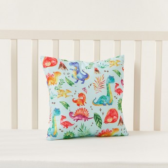 Juniors Dinosaur Printed Cushion