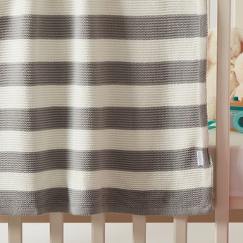 Giggles Striped Blanket - 76x102 cms