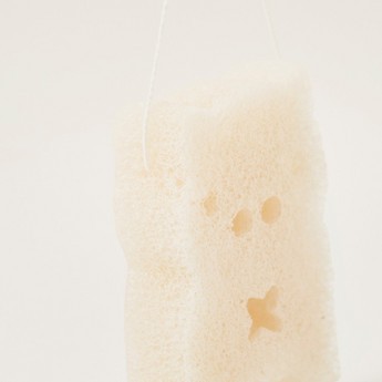 Bebecare Teddy Bear Natural White Konjac Bath Sponge