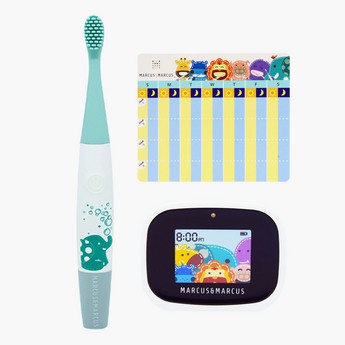 Marcus & Marcus Sonic Silicone Interactive Toothbrush Set for Kids