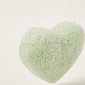 Bebecare Heart Green Tea Konjac Bath Sponge