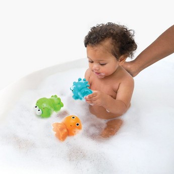 Infantino 3-Piece Easy Clean Bath Squirters Set