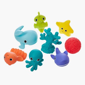 Infantino Aquarium Bath Squirters - Set of 8