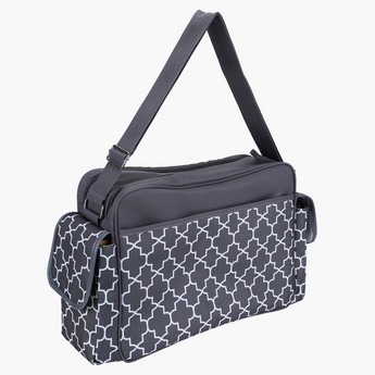 Ryco Printed Diaper Bag with Zip Closure