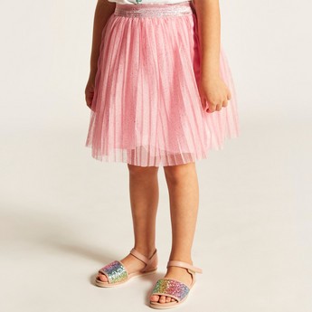 Sanrio Pleated Skirt with Elasticised Waistband