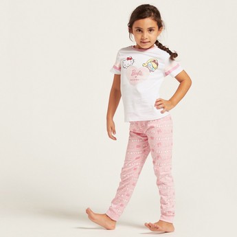 Sanrio Printed Short Sleeves T-shirt and Pyjama Set