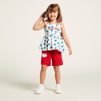 Sanrio Hello Kitty Sleeveless Top and Shorts Set