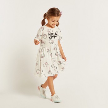 Sanrio Hello Kitty Print Dress with Short Sleeves - Set of 2