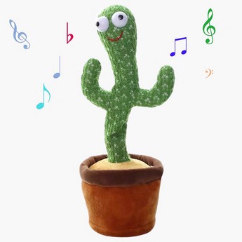 HYP Dancing Singing Talking Cactus Plush Toy