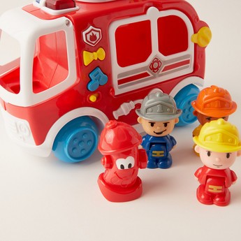 Juniors Musical Vehicles Fire Brigade Playset