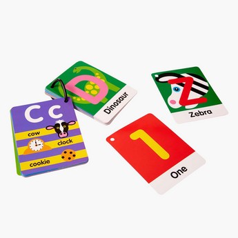 مجموعة بطاقات ألعاب ووحصيرة إيه بي سي 123 جامبو من ميليسا آند دوج