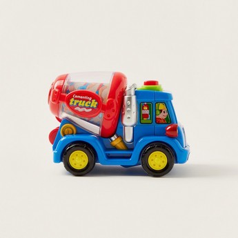 Cartoon Cementing Toy Truck