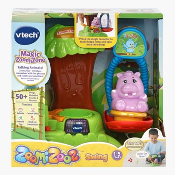 V-Tech Zoomizooz Swing with Hippo Toy