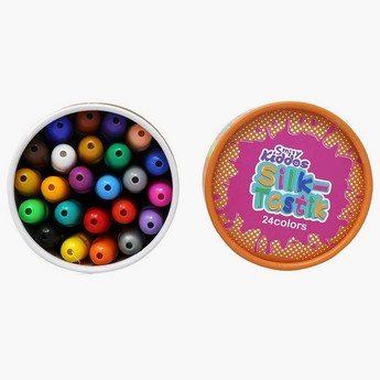 Smily Kiddos Silky Crayons - Pack of 24