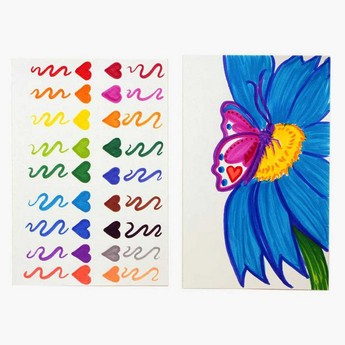 OOLY Big Bright Brush Markers - Set of 18