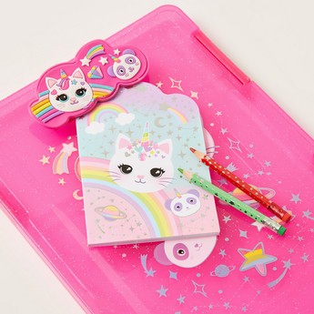 Hot Focus 14-Piece Caticorn Stationery Set