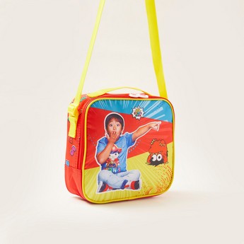 Ryan's World Printed Lunch Bag with Adjustable Strap and Zip Closure