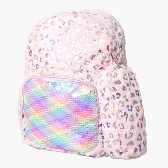 Juniors Textured Backpack with Pencil Case