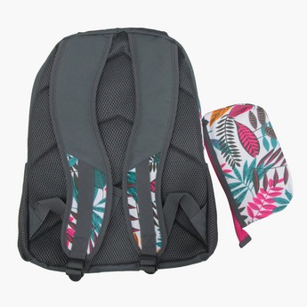 Juniors Printed Backpack with Pencil Case