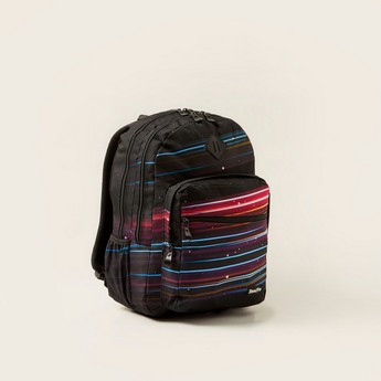 Toretto Printed Backpack with Pencil Case - 14 inches