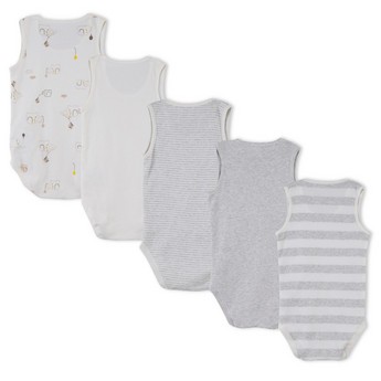 Juniors Printed Bodysuit - Set of 5