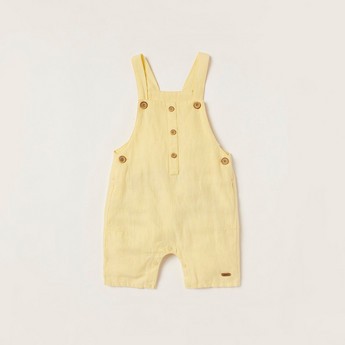 Giggles Striped T-shirt and Dungaree Set