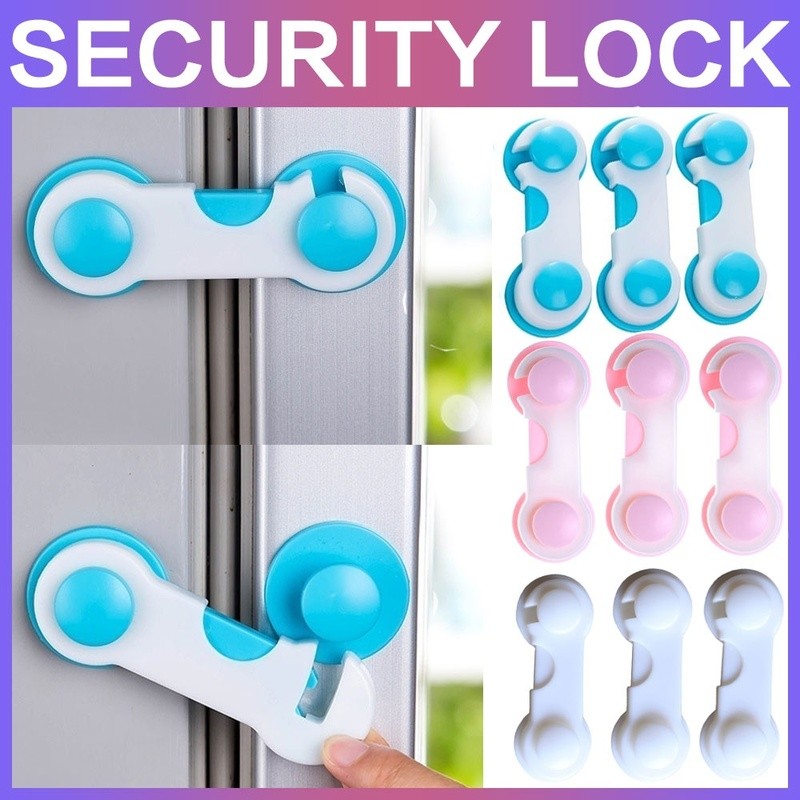 5pcs/lot Children's Security Protector Baby Care Multifunctional Child Baby Safety Lock Cabinet Wardrobe Drawer Door Safety Locks