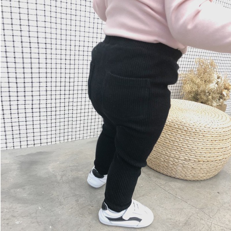 New Baby Girls Boys Leggings Cotton Big PP Pants Spring Autumn Kids Girl Pants Fashion High Waist Long Trousers For Children Pant