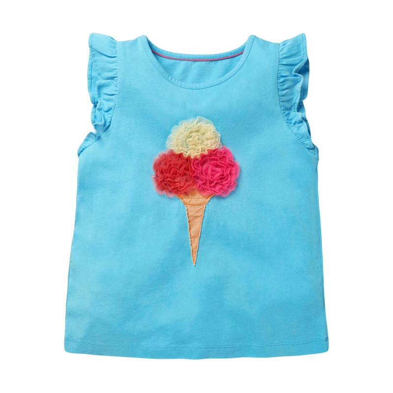 Little maven 2022 summer baby girls T-shirt cotton soft and comfortable lovely tops baby boy children casual clothes