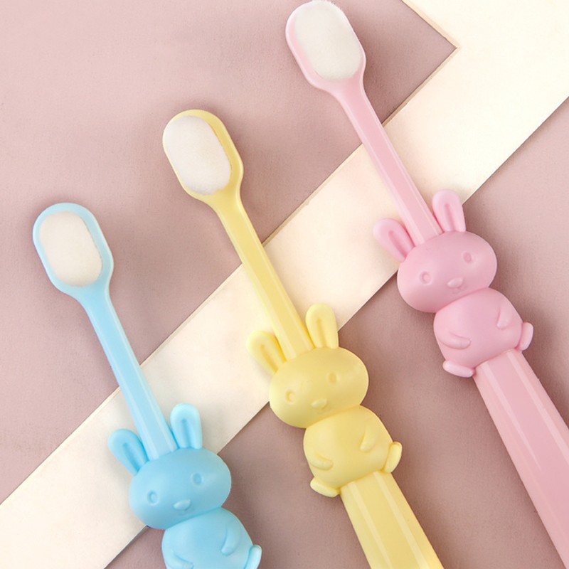 New Baby Soft Toothbrush Children's Toothbrush Cartoon Handle Toothbrush Oral Care Healthy Children Baby Products