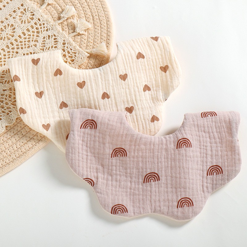 Baby Bibs Cotton Gauze Gauze Baby Kids Bandana Feeding Burp Cloths Soft Newborn Infant Saliva Towel Baby Girl Boy Accessories