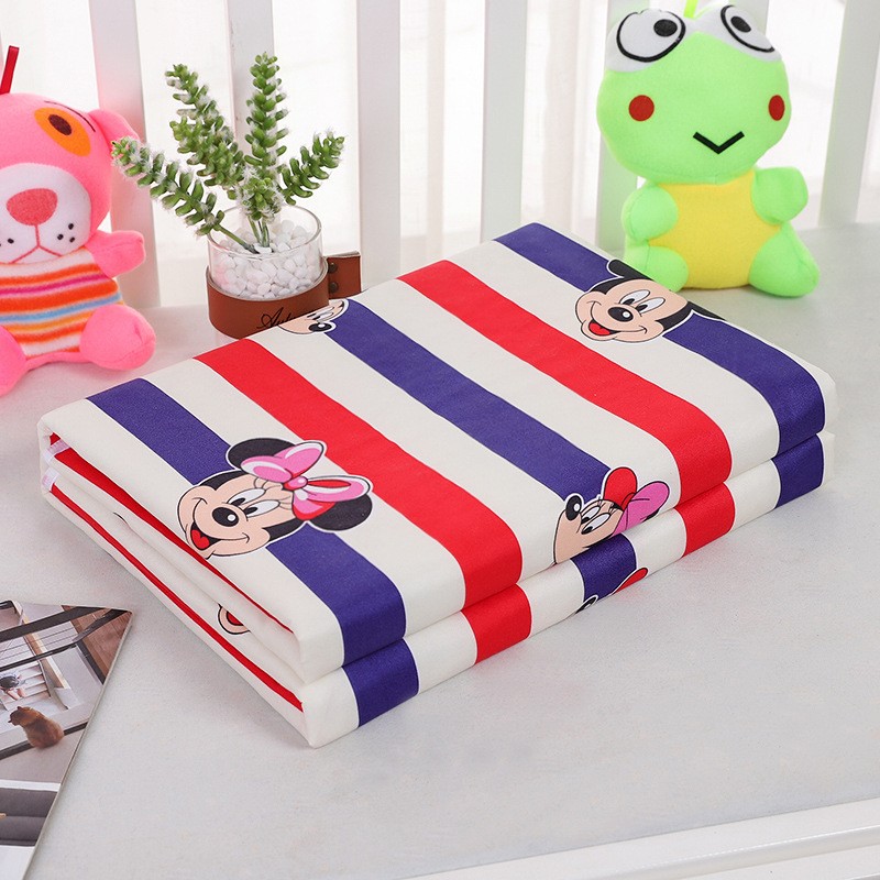 Waterproof Bed Sheet Baby Urine Changing Mat Cotton Reusable Infant Changing Diaper Mattress Cover Washable Newborn Crib Nappy Mattress