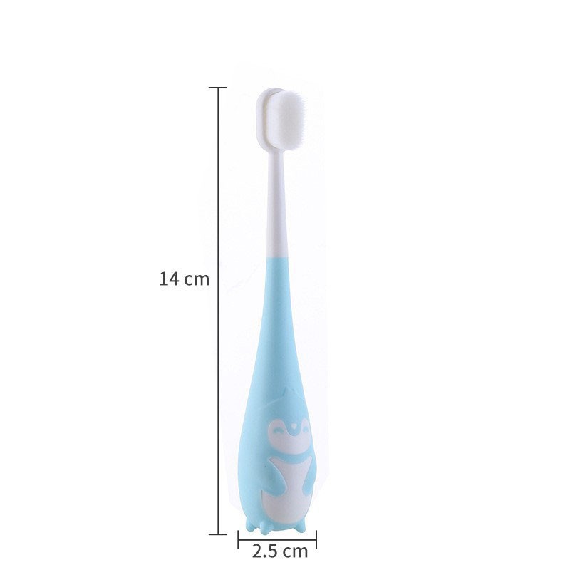 Baby Toothbrush Children Dental Oral Care Cleaning Brush Soft Food Grade Silicone Teething Baby Toothbrush Newborn Items 2-12Y