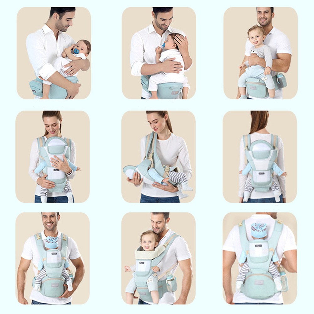 Baby Carrier Baby Bra from 0-48 Months Comfortable Carrier for Newborn Babies Seat Fits on the Waist