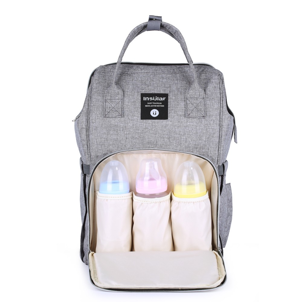 2021 Brand Nappy Backpack Mummy Bag Large Capacity Stroller Bag Mom Baby Multifunctional Waterproof Outdoor Travel Diaper Bags