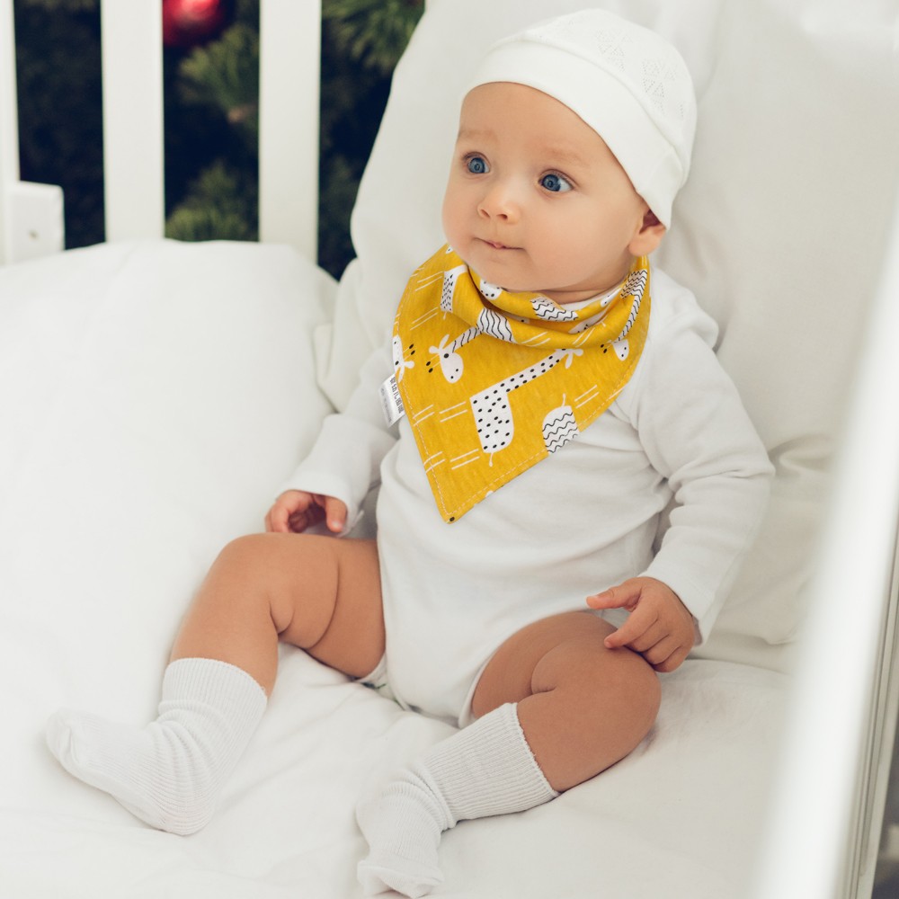 10pcs/lot baby bandana drool bibs 100% organic cotton bibs for boys and girls, super soft absorbent feeding bibs newborn bibs