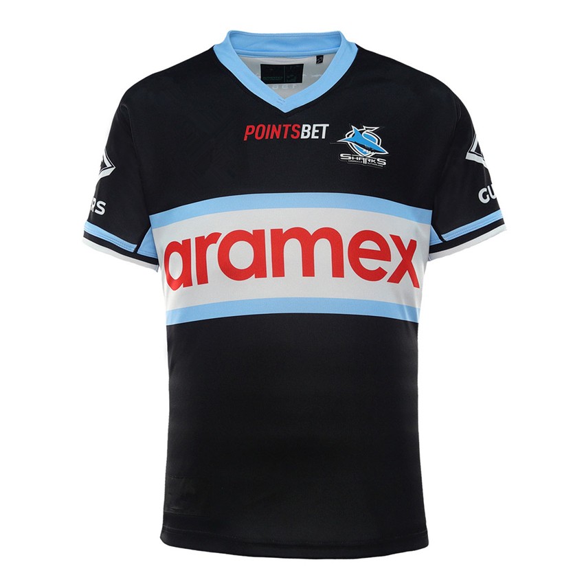 Rugby T-Shirt 2022 Australia CRONULLA SHARKS Home Away Rugby Jersey Retro T-shirt Large Size 5xl