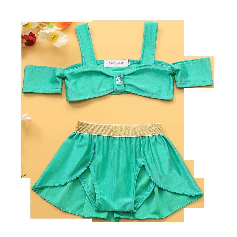 Princess Girls Bathing Suit One Piece Bathing Suit Kids Bathing Suit Snow White and Elsa Two Pieces Bathing Suit