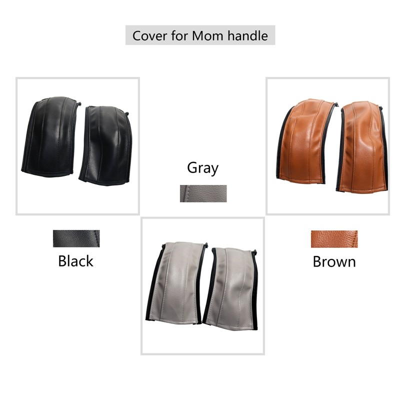 PU Leather Armrest Cover For Mutsy iGO Handle Bumper Sleeve Case Bar Protective Cover Baby Stroller Stroller Accessories